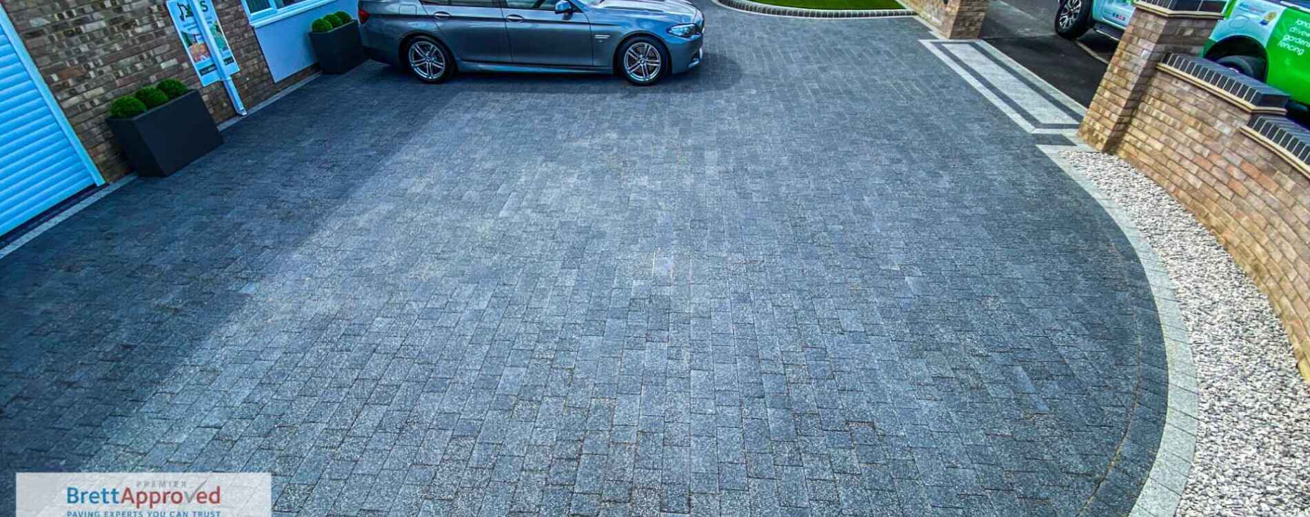 A stunning block paved driveway Lincoln